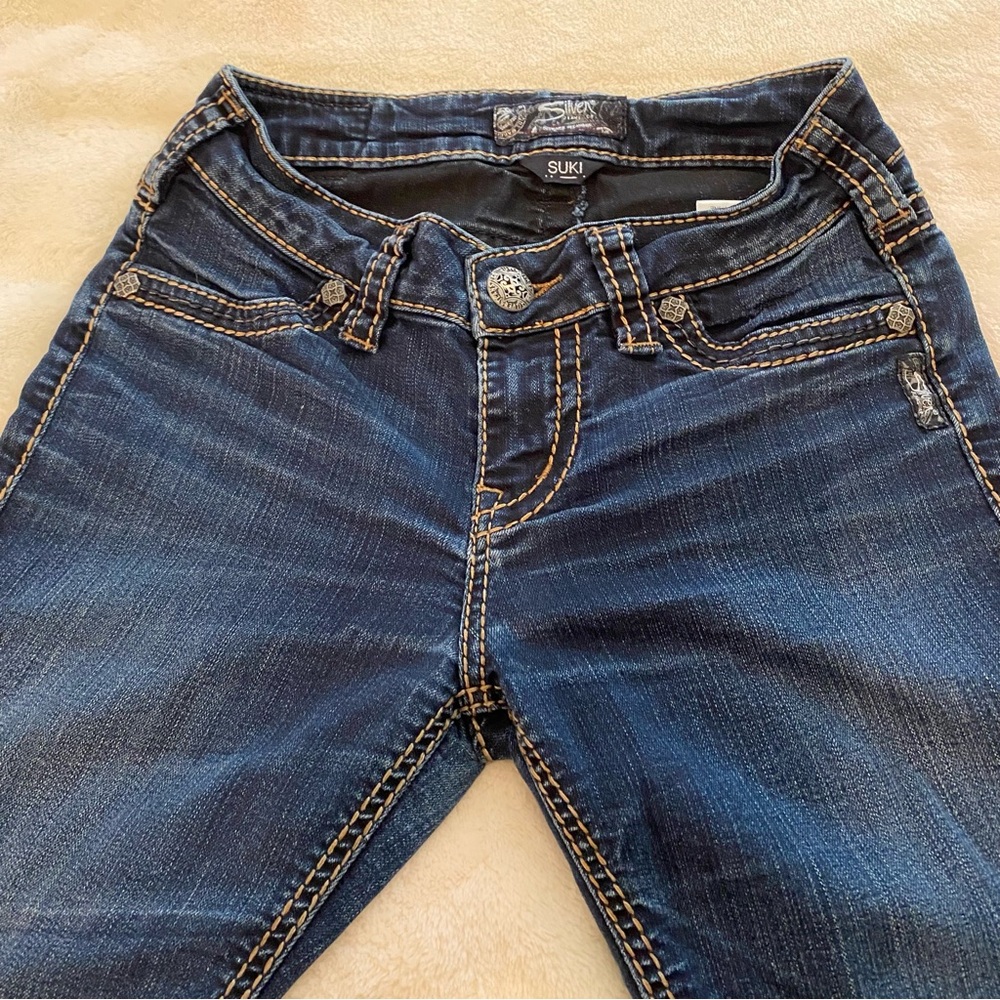 Silver Jeans Blue Skinny Jeans with Natural Fading